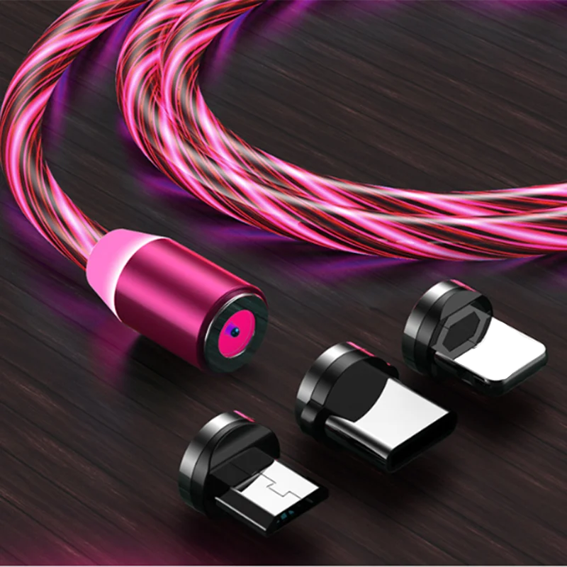 LED Glowing Magnetic Charging Cable | iPhone, Type C, Micro