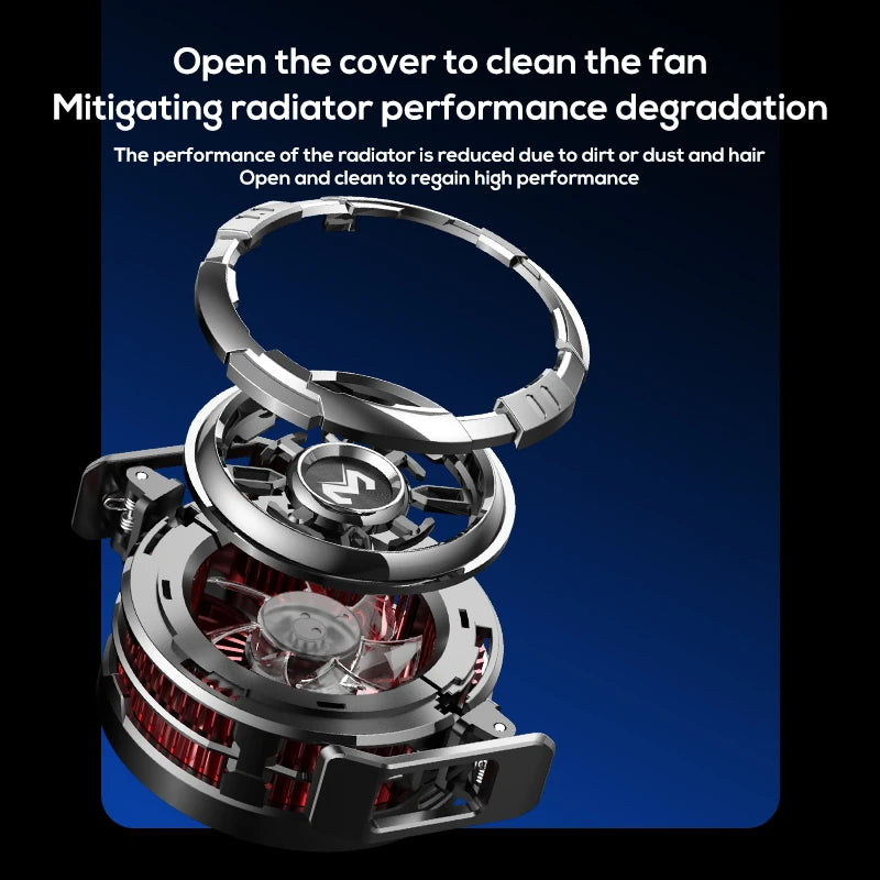 High-Power Mobile Cooling Fan w/ Magnetic & Clamp Attachments