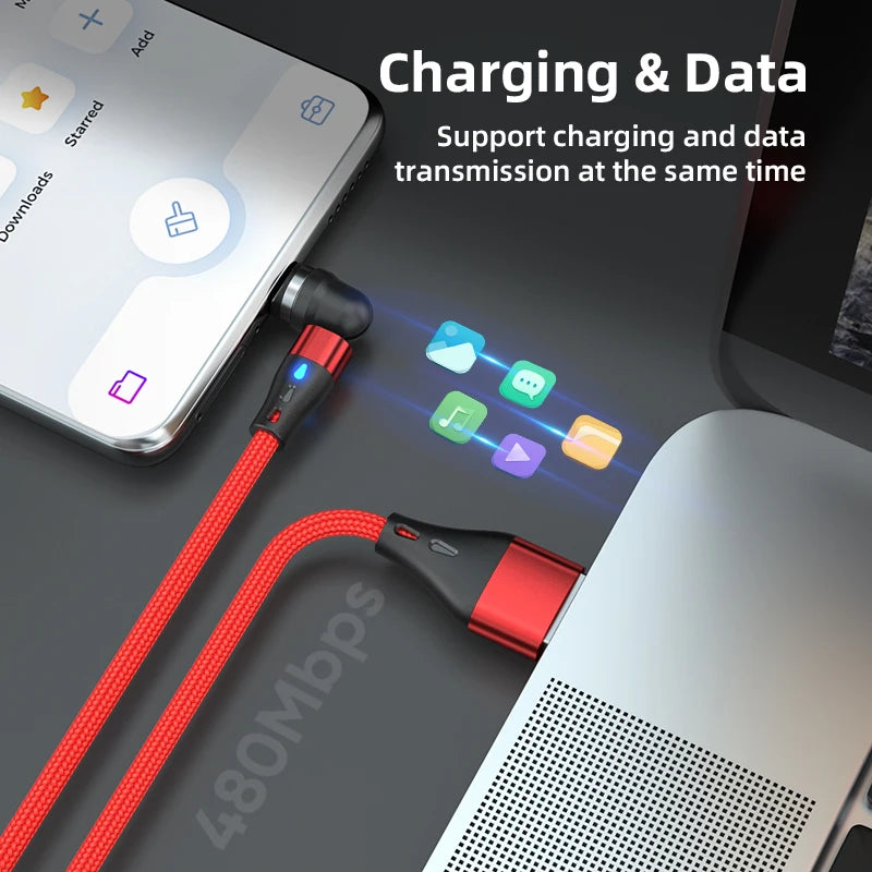 3 in 1 Magnetic Charging Cable | Fast Charge & Data Transfer
