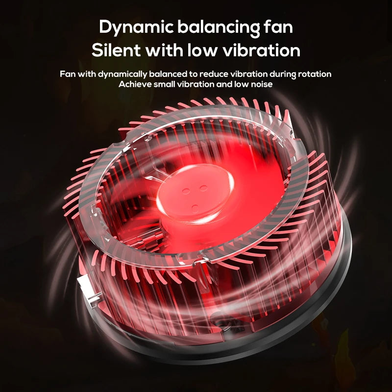 High-Power Mobile Cooling Fan w/ Magnetic & Clamp Attachments