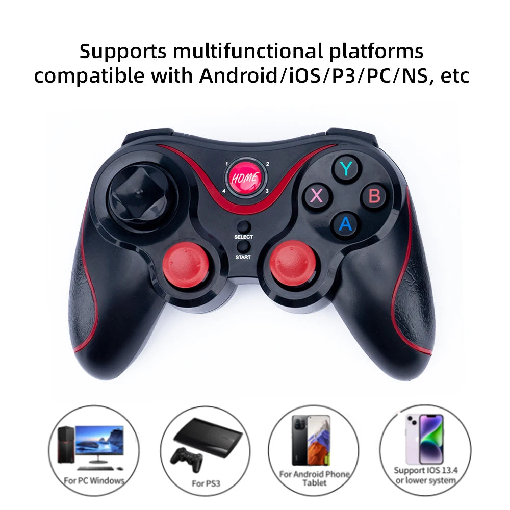 Mobile Game Controller with Phone Holder for Android & iPhone