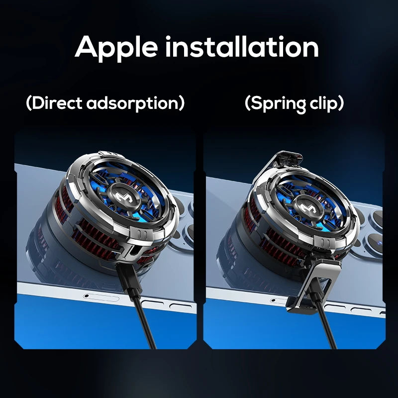 High-Power Mobile Cooling Fan w/ Magnetic & Clamp Attachments