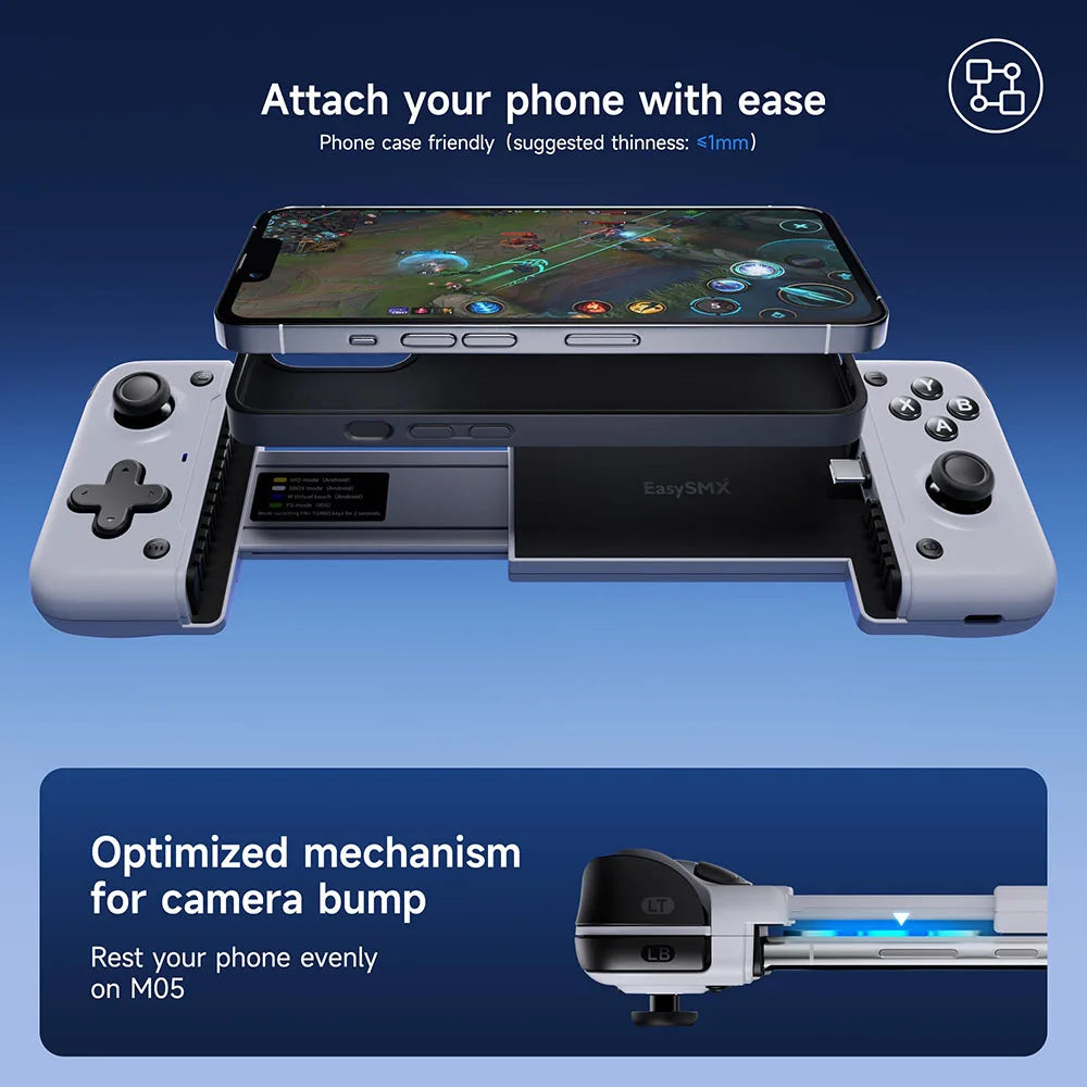 Type-C Mobile Phone Controller for Cloud Gaming and Mobile Games