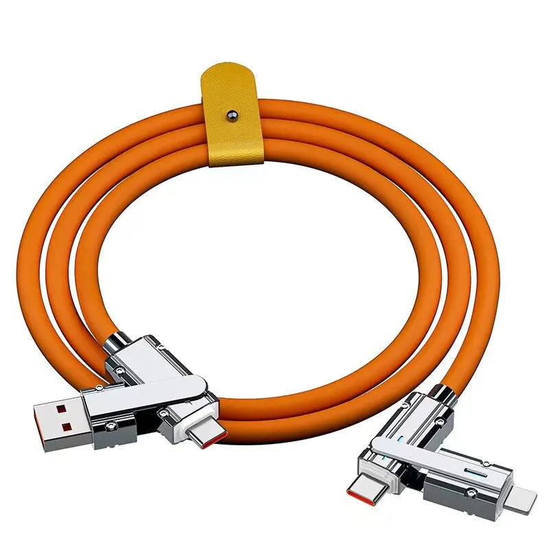 2-In-2 Fast Charging Cable for iPhone | Lightning & USB C