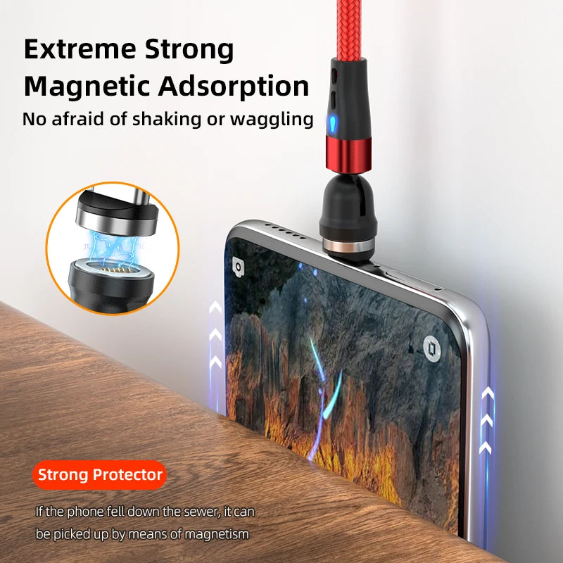 3 in 1 Magnetic Charging Cable | Fast Charge & Data Transfer