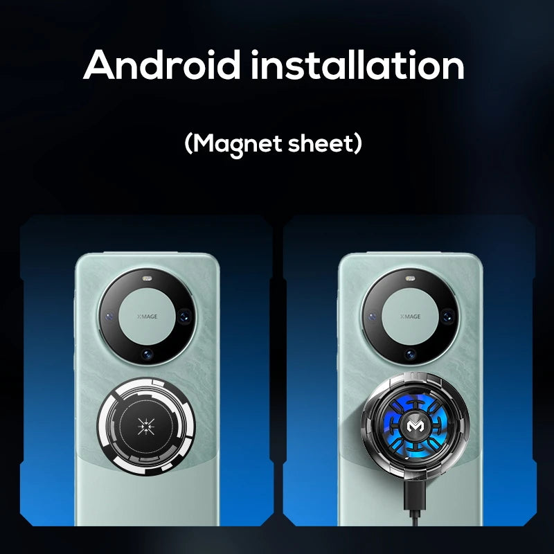 High-Power Mobile Cooling Fan w/ Magnetic & Clamp Attachments