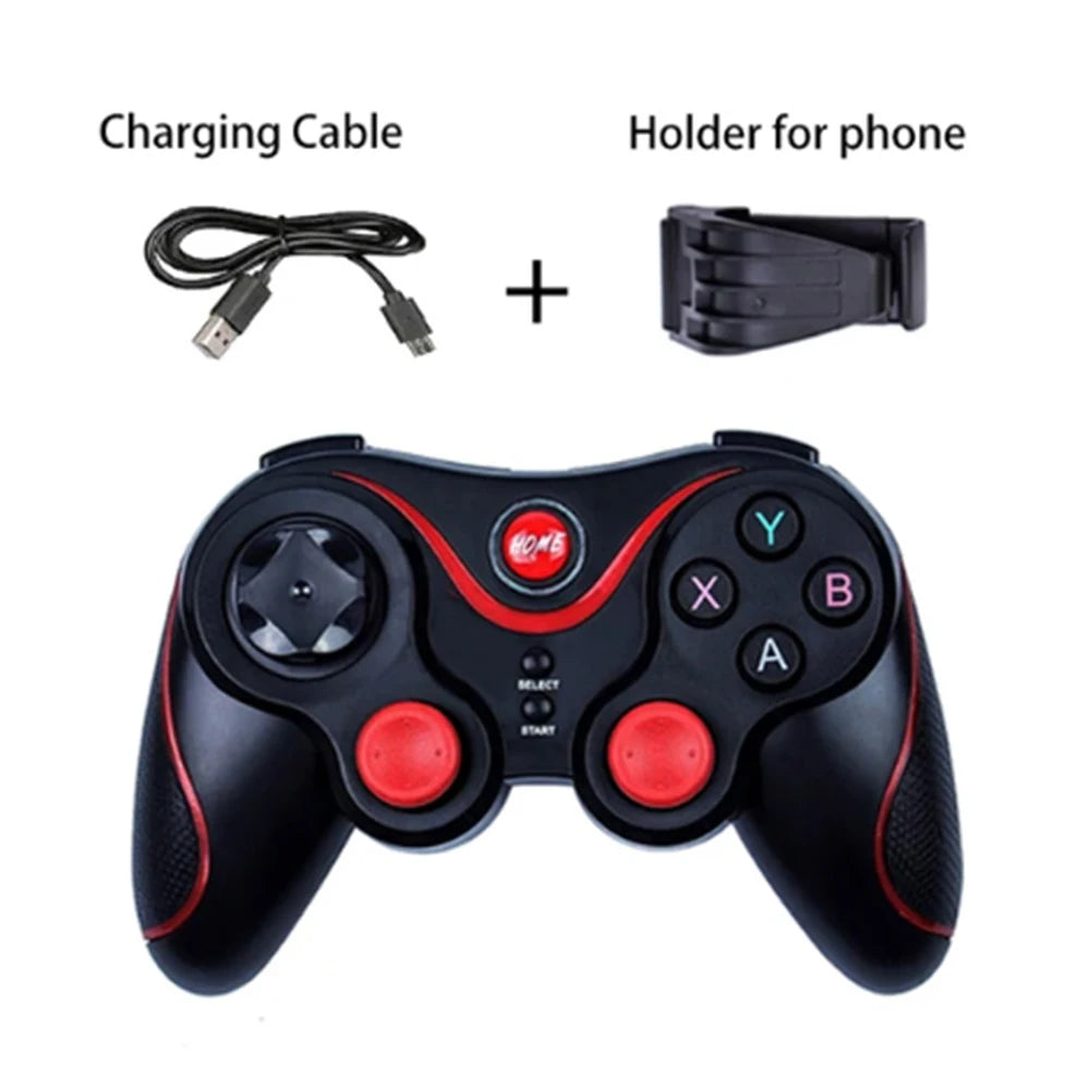 Mobile Game Controller with Phone Holder for Android & iPhone