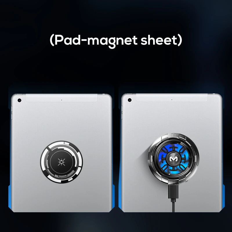 High-Power Mobile Cooling Fan w/ Magnetic & Clamp Attachments