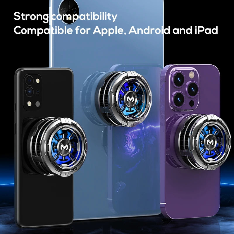 High-Power Mobile Cooling Fan w/ Magnetic & Clamp Attachments