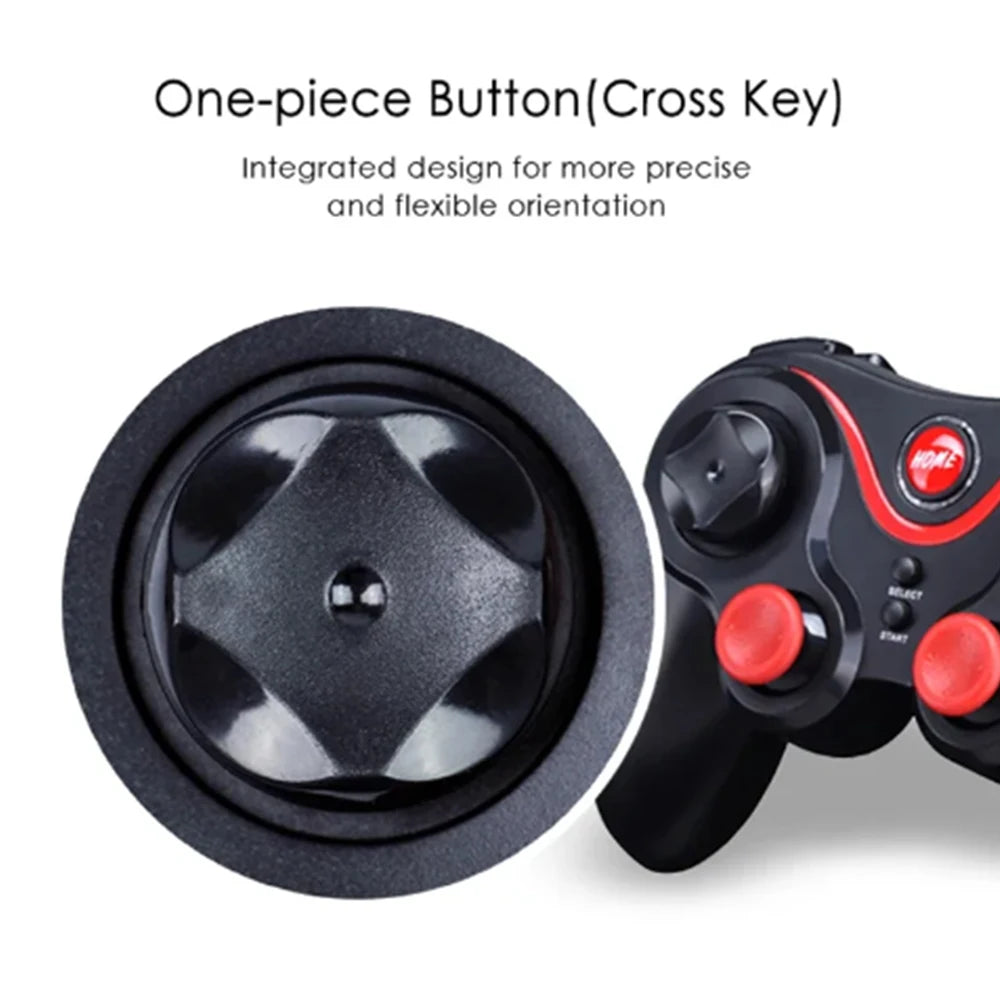 Mobile Game Controller with Phone Holder for Android & iPhone