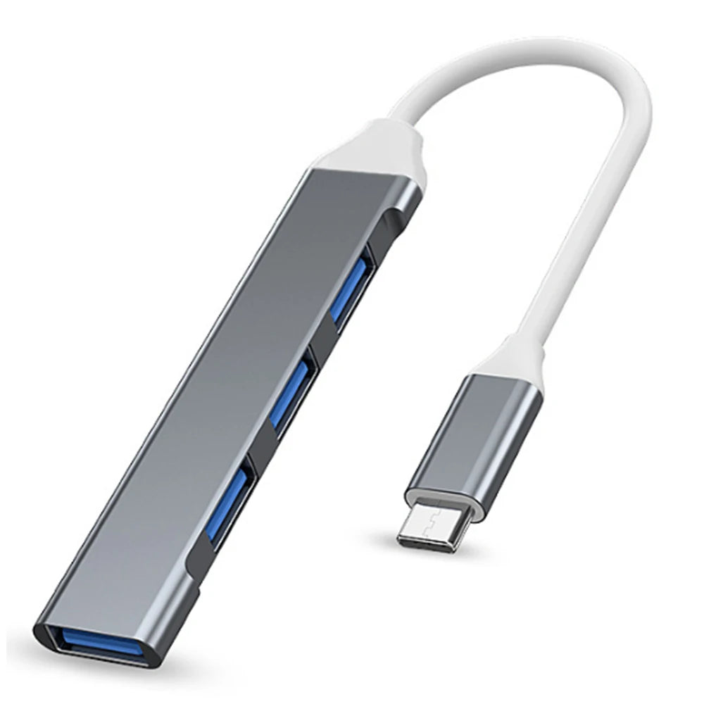 4 Port USB Splitter for Macbook, PC & More - Fast OTG