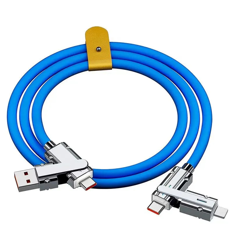 2-In-2 Fast Charging Cable for iPhone | Lightning & USB C