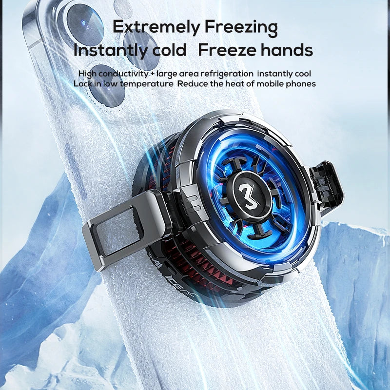 High-Power Mobile Cooling Fan w/ Magnetic & Clamp Attachments