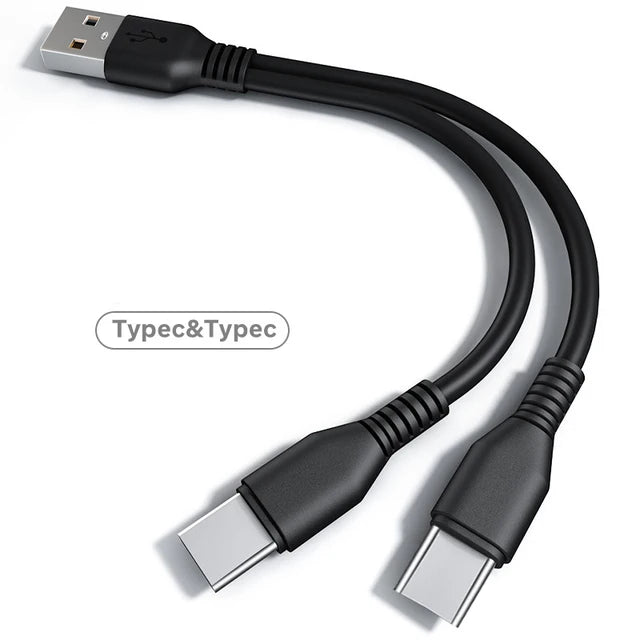 2 In 1 Dual Charging USB Cable | Android and iPhones