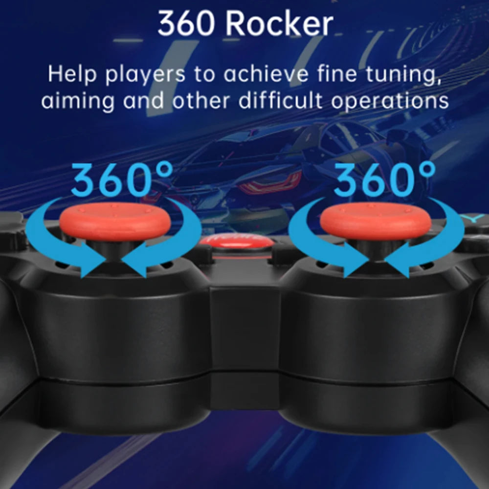 Mobile Game Controller with Phone Holder for Android & iPhone