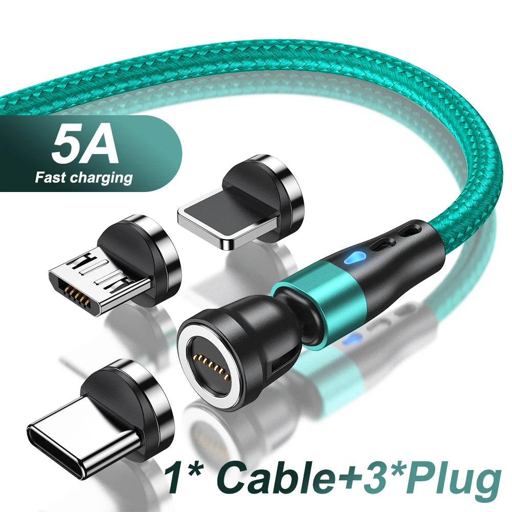 3 in 1 Magnetic Charging Cable | Fast Charge & Data Transfer