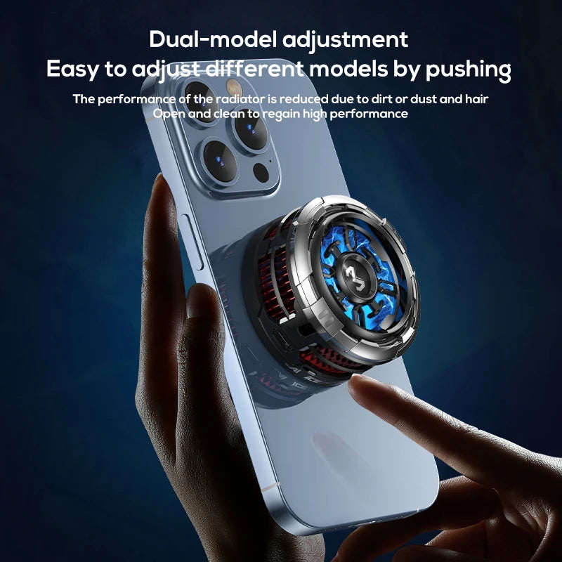 High-Power Mobile Cooling Fan w/ Magnetic & Clamp Attachments