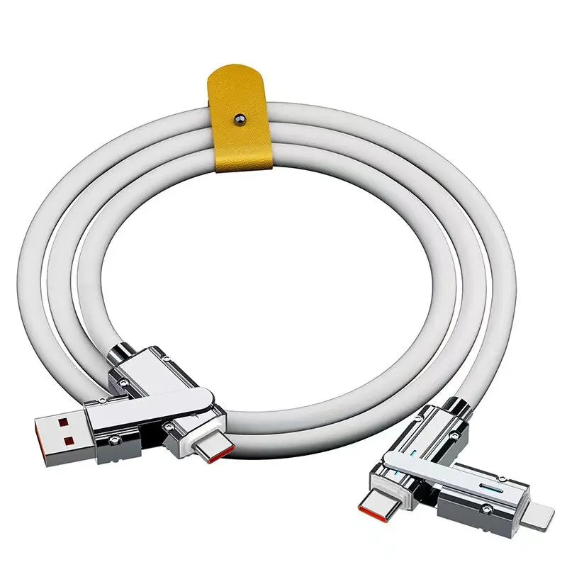 2-In-2 Fast Charging Cable for iPhone | Lightning & USB C