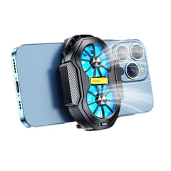 Dual Fan Wireless Phone Cooler | Battery Powered