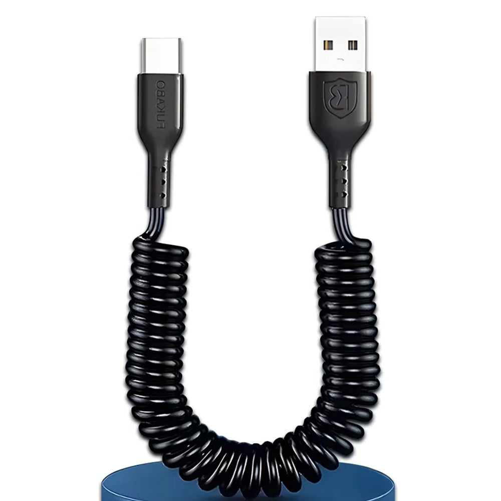 66W fast charging retractable cable, usb to usb-c