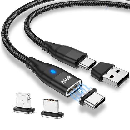 magnetic charging cable with data transfer and fast charging capabilities 