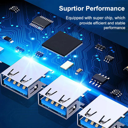 4 Port USB Splitter for Macbook, PC & More - Fast OTG