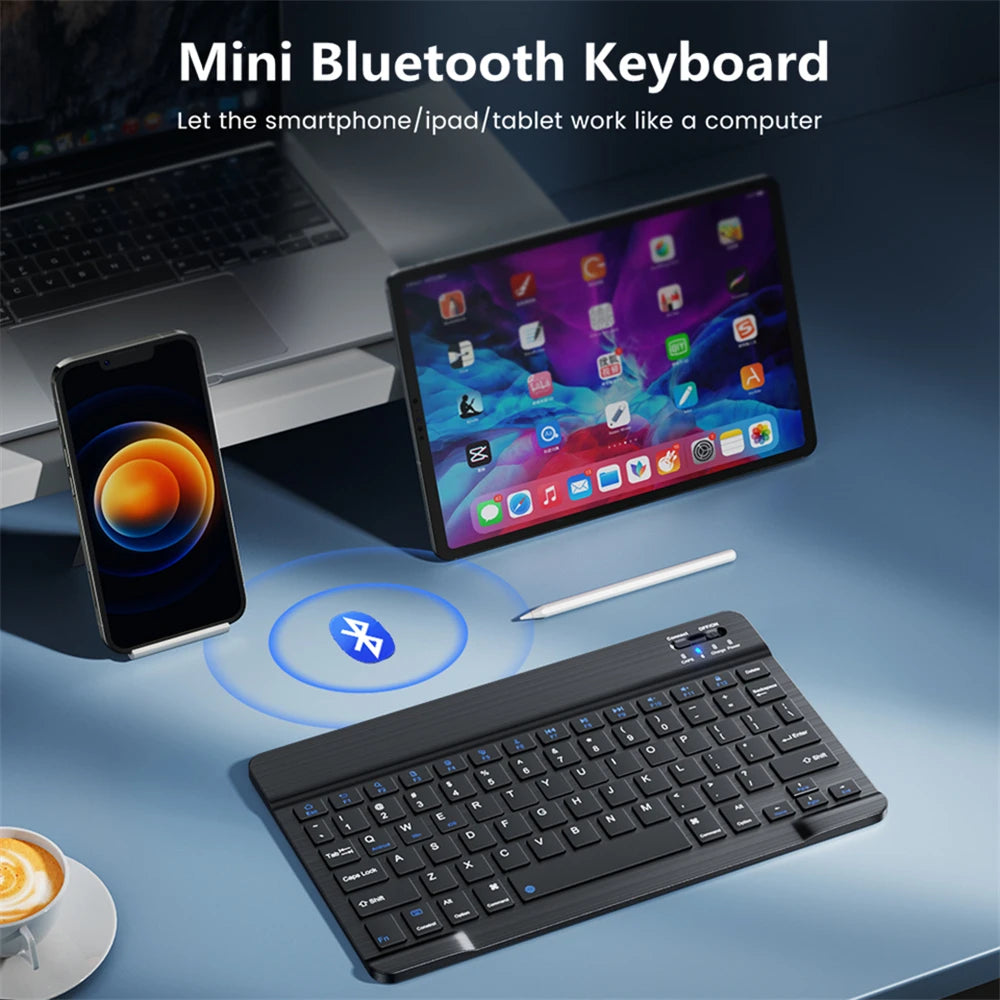 Backlight Bluetooth Keyboard & Mouse Set for Phones & Tablets