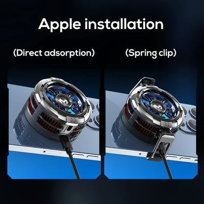 High-Power Mobile Cooling Fan w/ Magnetic & Clamp Attachments
