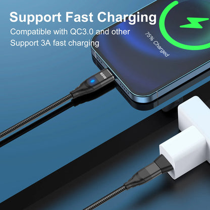 60W Magnetic Cable Fast Charging | USB-C, iPhone, Mirco USB