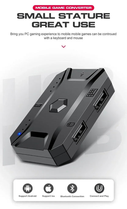 One-handed Mobile Gaming Keyboard and Mouse Set