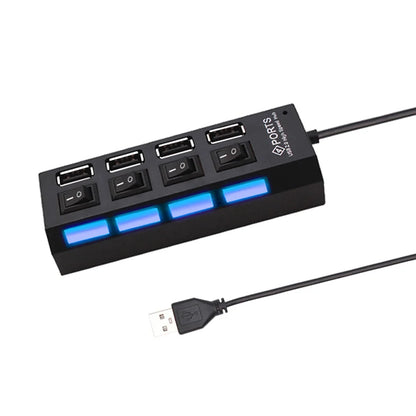 USB 2.0 Hub Splitter with Switch - 4/7 Ports | For Home or Office