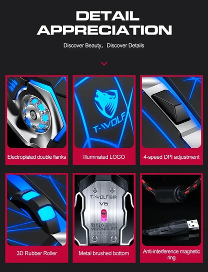 One-handed Mobile Gaming Keyboard and Mouse Set