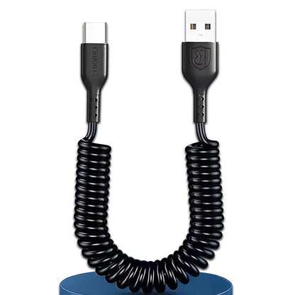 66W fast charging retractable cable, usb to usb-c