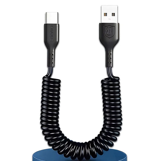 66W fast charging retractable cable, usb to usb-c